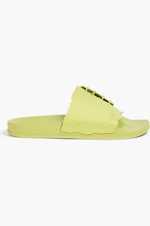 Maison Margiela Lace-up rubber slides - Green