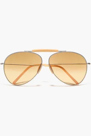 Acne Studios Aviator-style metal sunglasses - Metallic