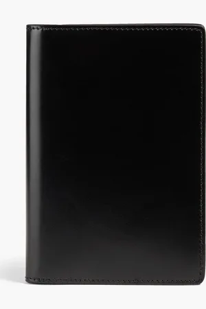 Maison Margiela Glossed-leather cardholder