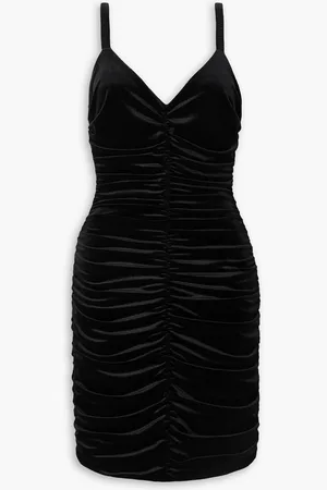 Dolce & Gabbana Ruched stretch-velvet dress