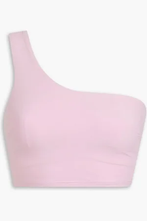 Bondi Born Ollie one-shoulder bikini top - Pink