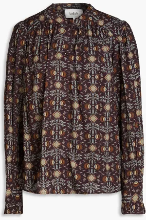 Bash Tadi printed woven blouse - Purple
