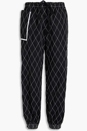 Tory Burch Cotton-poplin track pants