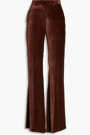 Rick Owens Studded velvet flared pants