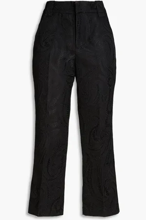 A.L.C. Sloane jacquard bootcut pants