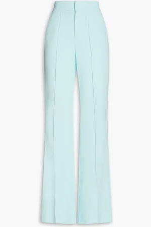 ALICE+OLIVIA Alice Olivia - Dylan crepe wide-leg pants - Blue