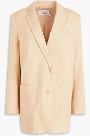 ZIMMERMANN Linen-blend blazer - Neutral
