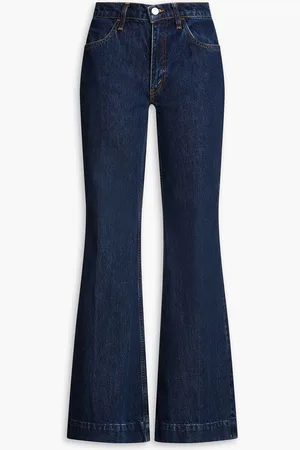RE/DONE 70s mid-rise flared jeans - Blue