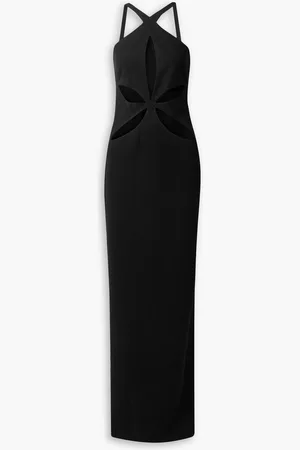 Monot Cutout crepe maxi dress