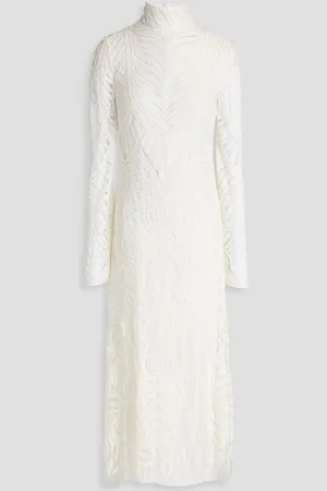 GALVAN Borghese cutout lace gown