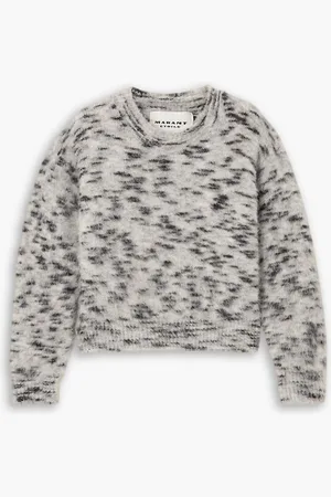 Marant Etoile Morena printed brushed knitted sweater