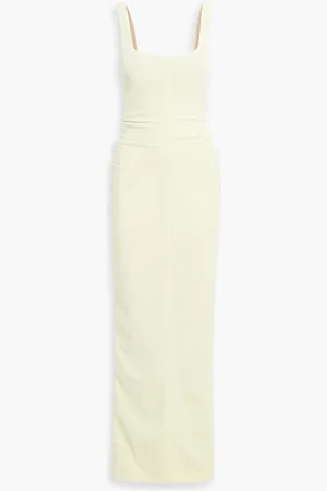 Alexander Wang Cotton-blend chenille maxi dress - Yellow