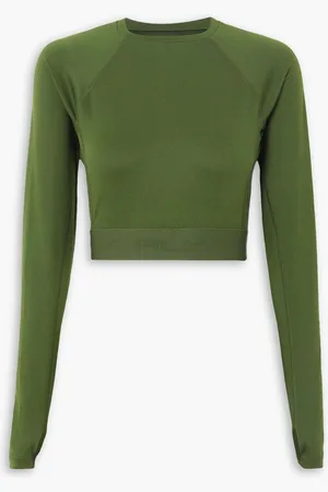 Ralph Lauren RLX cropped stretch top - Green