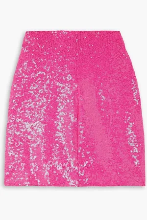 Commando Sequined stretch-jersey mini skirt - Pink