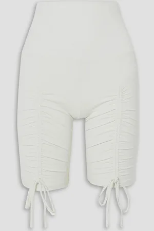 PORT DE BRAS Stelle ruched stretch-jersey shorts