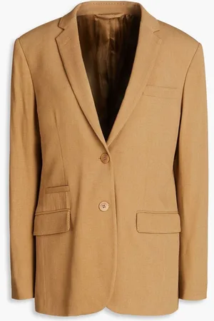 GENTRYPORTOFINO Piqué blazer - Neutral