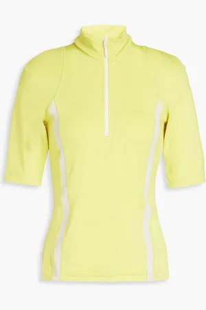 Baum und Pferdgarten Jenelle striped stretch half-zip top