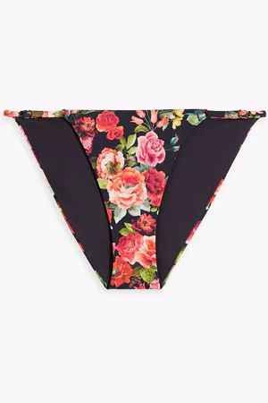 ONIA Floral-print low-rise bikini briefs