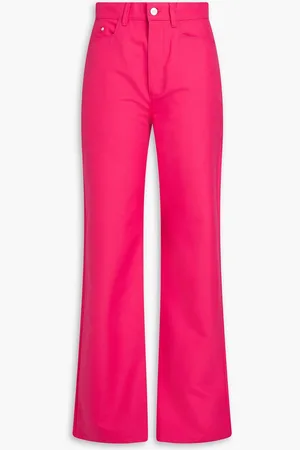 Wandler Rose high-rise straight-leg jeans - Pink