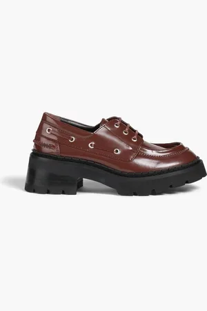 By Far Leather brogues
