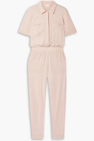 SKIN Ortune stretch-modal jersey jumpsuit - Pink