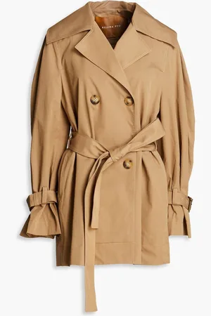 REJINA PYO Romy double-breasted twill jacket - Neutral