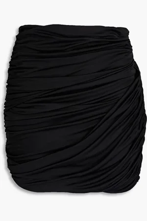 GAUGE81 Sabile draped satin-jersey mini skirt