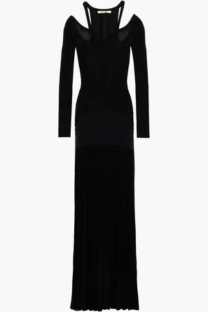 Roberto Cavalli Pointelle-knit maxi dress