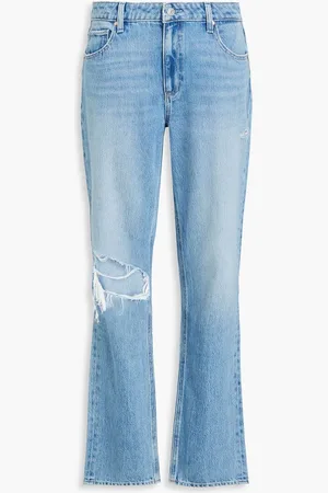 Paige High-rise straight-leg jeans - Blue