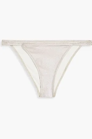 Solid The Molly metallic low-rise bikini briefs - Metallic
