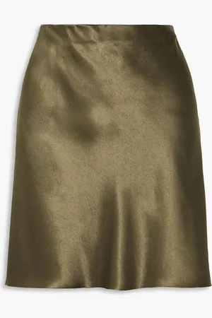 Vince Satin mini skirt - Metallic