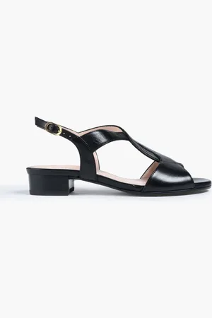 Stuart Weitzman Shalena 25 cutout leather sandals