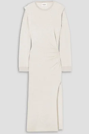 Marant Etoile Mafalda knitted mini dress - White
