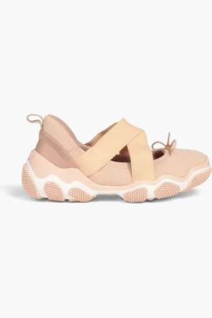 RED(V) Ballet bow-detailed neoprene sneakers