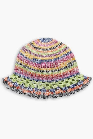 AGR Crocheted cotton bucket hat - Green