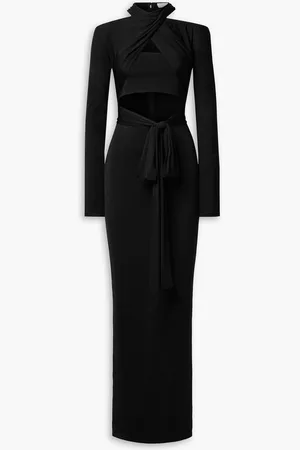 LAPOINTE Cutout stretch-jersey maxi dress