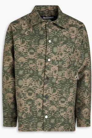 Jacquemus Tecido cotton-blend jacquard overshirt - Green