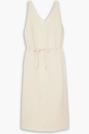 Deiji Studios The Slip linen midi dress - Neutral