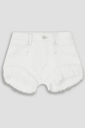 Marant Etoile Eneidao frayed denim shorts