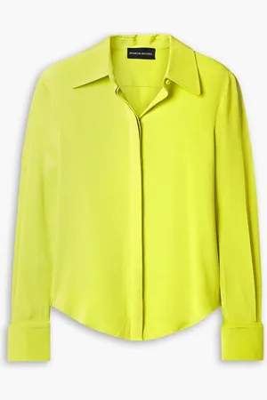 BRANDON MAXWELL Silk shirt - Green