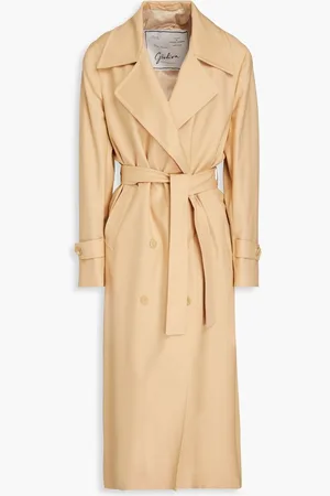Giuliva Heritage Collection Christie wool-twill trench coat - Gray