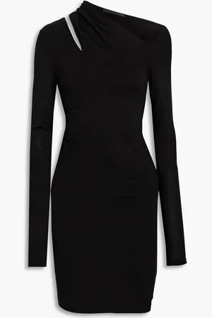 Helmut Lang Cutout jersey mini dress