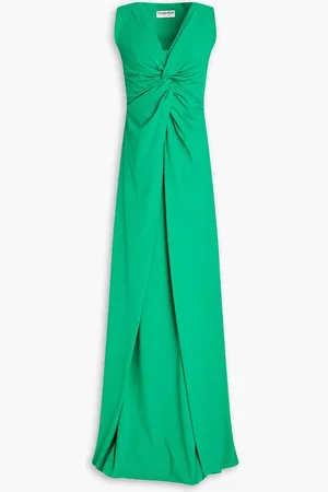 CHIARA BONI Opera twist-front jersey maxi dress