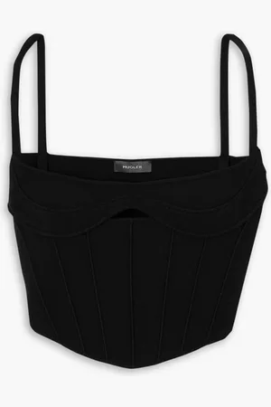 MUGLER Heaven stretch-knit bustier top