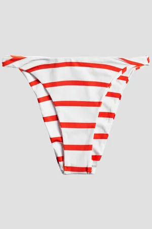 Solid The Annabelle reversible striped mid-rise bikini briefs