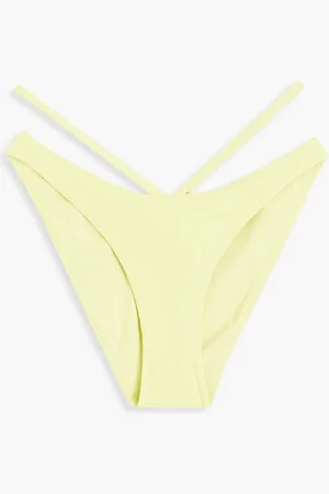 Simkhai Emmalynn cutout low-rise bikini briefs - Yellow