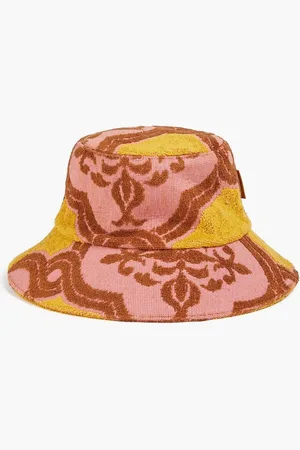 ZIMMERMANN Printed cotton-terry bucket hat