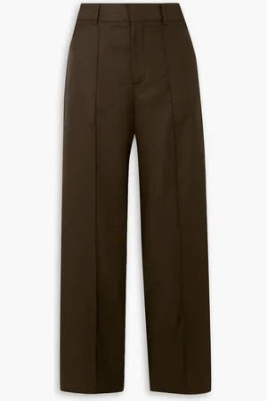 Ninety Percent Chani TENCEL™ straight-leg pants - Brown