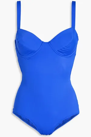 Norma Kamali Underwired stretch swimsuit - Blue