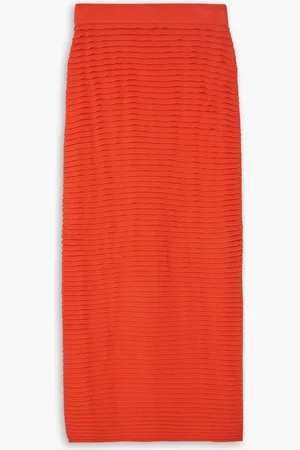 Altuzarra Mosiya knitted midi skirt - Red